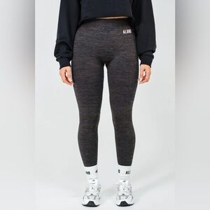 ALGND Westchester seamless contour leggings heathered gray sz medium